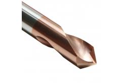 China Tungsten Steel 2 Flute Drillbits  Cutting Tools With Coating For CNC Processing supplier
