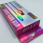 Custom Design Gold Foil Paper USB Charger Cable Box Packaging with Printing Handling