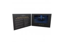 China 256MB Memory LCD Video Brochure Card ODM Emboss Printing For Business supplier