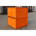 Zinc Plated Warehouse Storage Steel Q235 Metal Storage Cage for sale