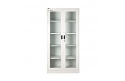 China School Glass Door Document H185cm Metal Cabinet Locker supplier
