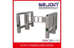 China Access Control System Secure Swing Barrier Gate With Stainless Steel Housing supplier