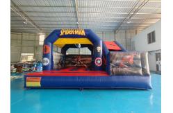China Outdoor Bounce House Inflatable Bouncer Combo With Slide Hero Spiderman Cartoon Theme supplier