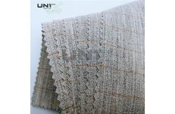 China Woven Hair Interlining For Men Suit / Uniform With Good Elasticity supplier