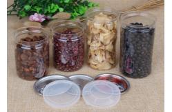 China Moistureproof Recycle Clear Pet Jars PET Plastic Food Cans For Powder / Drink supplier