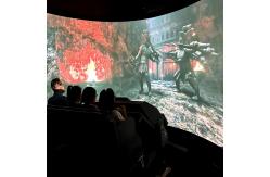 China Orbit Cinema Immersive Projector 5D Visual Motion Immersive Track supplier