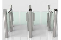 China Electrical Pedestrian Swing Gate , IP 54 Swing Barrier Gate Facial Recognition System supplier