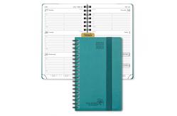 China Custom Turquoise Mini Weekly Planner 2023 2023 Vertical Layout Pages supplier