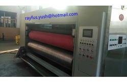 China Auto Print 4 Colour Machine Flexo Printing Die Cutting Semi Auto Chain Feeding supplier