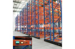 China Safty Motorized Mobile Racking System , Steel Industrial Warehouse Storage Racks supplier