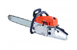 China Recoil Start System Gas Powered Chain Saw Wood Tree Cuting Chainsaw supplier