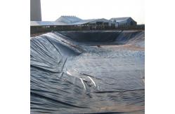 China Black HDPE Geomembrane Liner For Landfill Pond Lining And Waterproofing Projects supplier