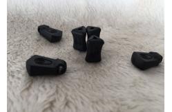 China High Grade Rubber Silicone / PVC Reversible Metal Decorative Zipper Pulls supplier