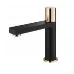 25mm Ceramic Cartridge Black Wash Basin Taps for sale
