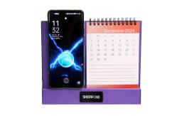 China Custom 2024 Multifunctional Wireless Charged Desk Calendar Modern Fashion supplier