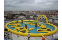 China Circular Inflatable Race Track for Zorb Ball Play supplier