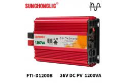 China 50Hz 260VAC 1200va 2kw Grid Tie Inverter LCD Display Grid Tied Pv Inverter supplier