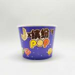 Disposable Food Packing Container Salad Kraft Paper Bowl Custom Logo Printing for sale