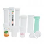 Vc Effervescent Tablet Tube and Vitamin C Bottle with Desiccant Cap in PP Plastic for sale