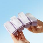 New custom Multipurpose large rectangle Silicone Ice Cube Tray for sale
