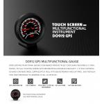 8VDC 12000rpm Touch Compass Lap Time Speed Gauge for sale