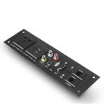USB Charging Office Station Screen Socket / Aluminum Power Panel Socket