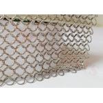 1.2x10mm Metal Mesh Drapes Stainless Steel Chain Mail Curtains For Architecture for sale