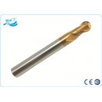 55 - 65 Hardness Carbide Ball Nose End Mill for Plastic , Bullnose End Mill for sale