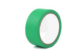 China High Sticky Spray Paint Fresh Green Crepe Paper Tape supplier