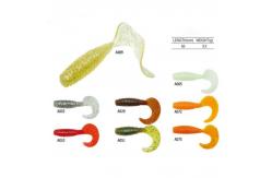 China Custom Plastic Injection Moulds For Soft Baits Biodegradable 4 Inches 6.4g supplier