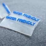 Transparent 3D Logo PVC Personalized Clothing Labels for sale