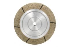 China 45 Degree Segmented Glass Metal Bonded Diamond Grinding Wheels For CNC Machine supplier