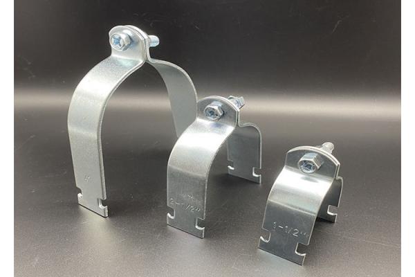 Custom 3/4'' 3/8'' Rigid Galvanized Strut Clamps