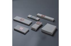 China High Hardness White Ceramic Alumina Plate Square / Rectangle Custom Shape 95% Alumina Content supplier