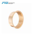 477538 Wrapped Bronze Bearing Flange CuSn8P Bushings oil grease Lubrication Pocket for sale