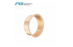 China Oil Lubricated CuSn8P PCM 606530M Wrapped Bronze Bushing Thin Wall Through Oil Holes supplier