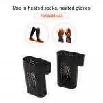 Heated Mitten Battery 18650 Lithium Ion Heated Vest Battery Pack for sale