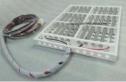 China Frame Heater 2 Phase 3000W 400V PTFE Immersion Heater For Chemical Solution supplier