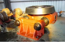 China Rotary Kiln Castings And Forgings Hydraulic Retaining Wheel Casting Steel Wheel supplier