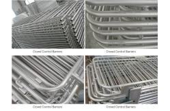 China Metal Welded Galvanized Crowd Control Barricade Fence 32mm supplier