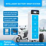 Custom 4 Slot Battery Swapping Cabinet Change Station For Electric 3/4 Wheeler Car for sale