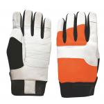 CLASS 2 EN388 4142X Chainsaw Safety Gloves For Logging for sale