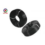 Black 1.8KV DC Single Core Electrical Cable For Indoor / Outdoor Solar Installations for sale