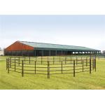 Welded Side Iron Steel 10 Ft Metal Farm Gate PVC Coated for sale