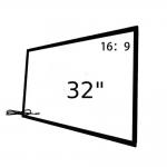 IR Open Frame 19 32 55 65 Inch Touch Frame Optional With Tempered Glass And USB Connection Cable For Kiosk Totem Signage Tv Monitor Application for sale