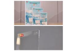 China Double Sided T Shape Acrylic Sign Holder Ads Flyer Display supplier