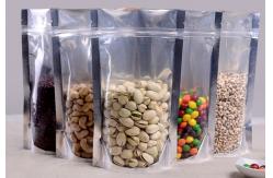 China Strong Laminated Stand Up Clear Zipper Pouch Printing Gusset Bag supplier