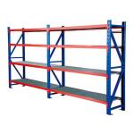 Steel Medium Duty Shelving , Light Duty Stackable Storage Racks For Garage Storage for sale