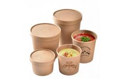 China Personalised Printed Custom Disposable Rice Salad Ice Cream Food Container Paper Soup Bowl supplier