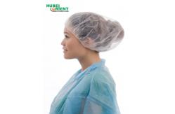China Disposable Breathable Non Woven Mob Caps With Elastic For Personal Care supplier